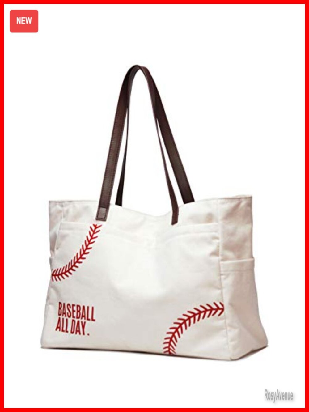 Canvas Tote Bag Baseball Mom Sports Mom Must Haves Baseball Gifts